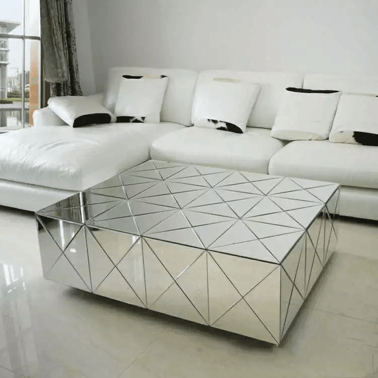 Mirrored center table