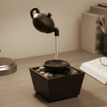TableTop LED Fountain Decor with Decorative Stones