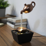 TableTop LED Fountain Decor with Decorative Stones