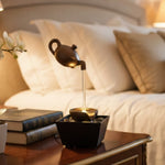 TableTop LED Fountain Decor with Decorative Stones