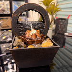 TableTop LED Fountain Decor with Decorative Stones