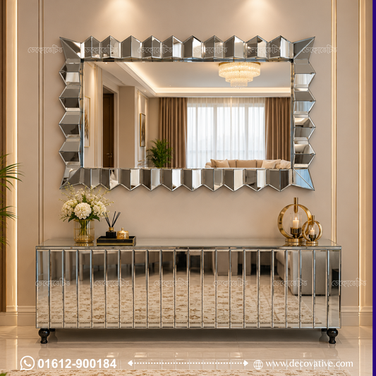 Modern Mirrored Sideboard