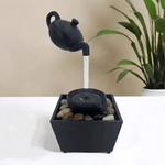 TableTop LED Fountain Decor with Decorative Stones