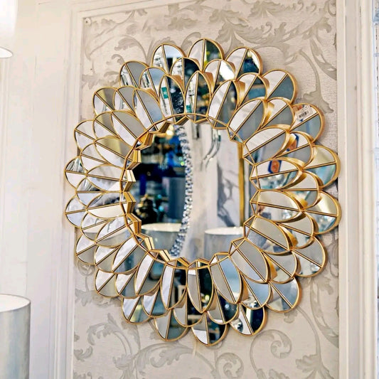 Floral Design Triple Layers Mirror