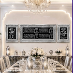 Sparkle Mirror Calligraphy Wall Decor