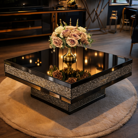 Sparkle Mirror Center Table