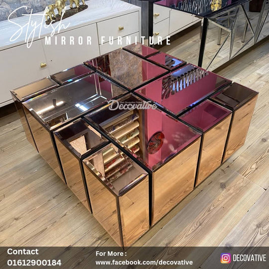 Mirror Center Table