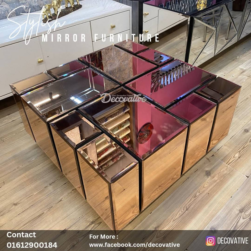 Mirror Center Table