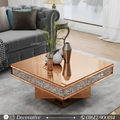 Sparkle Mirror Center Table