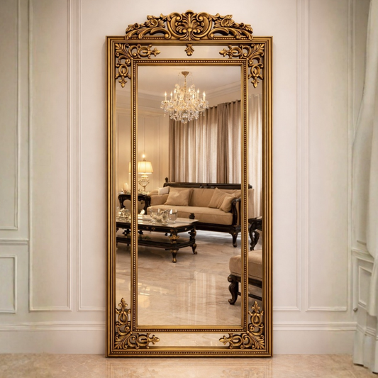Decorative hanging mirror