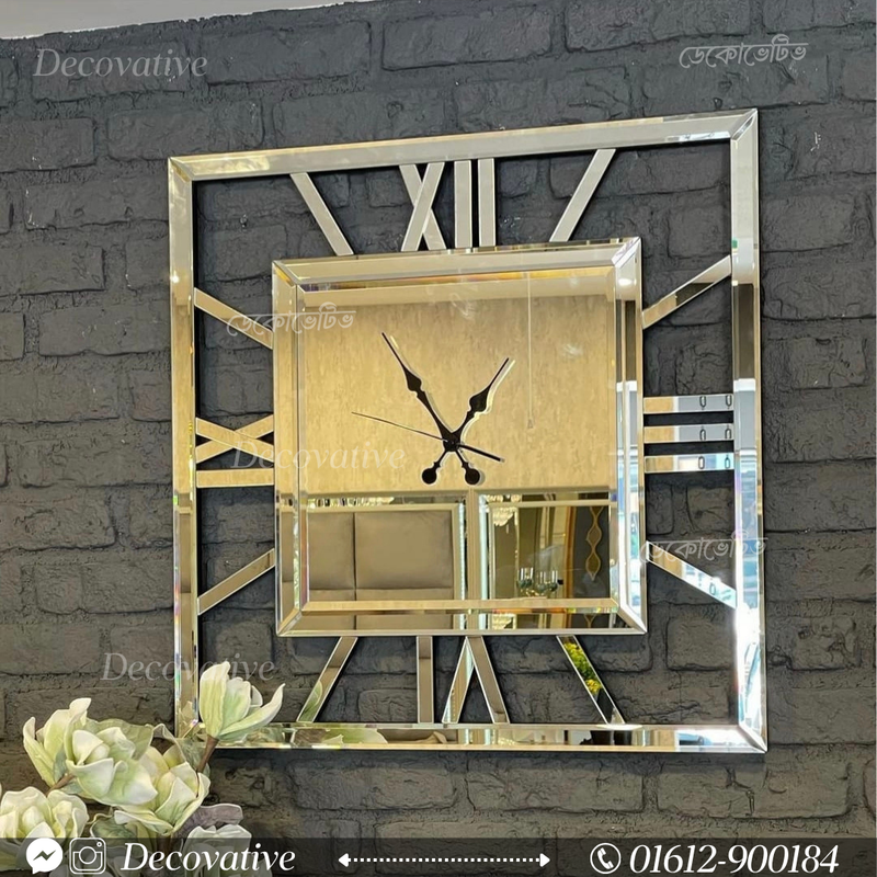 Mirror Wall Clock ⏰️