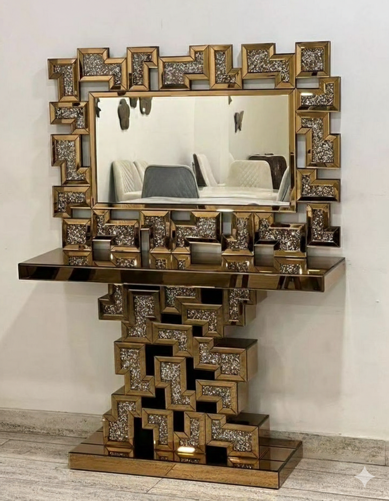 Console table with Mirror