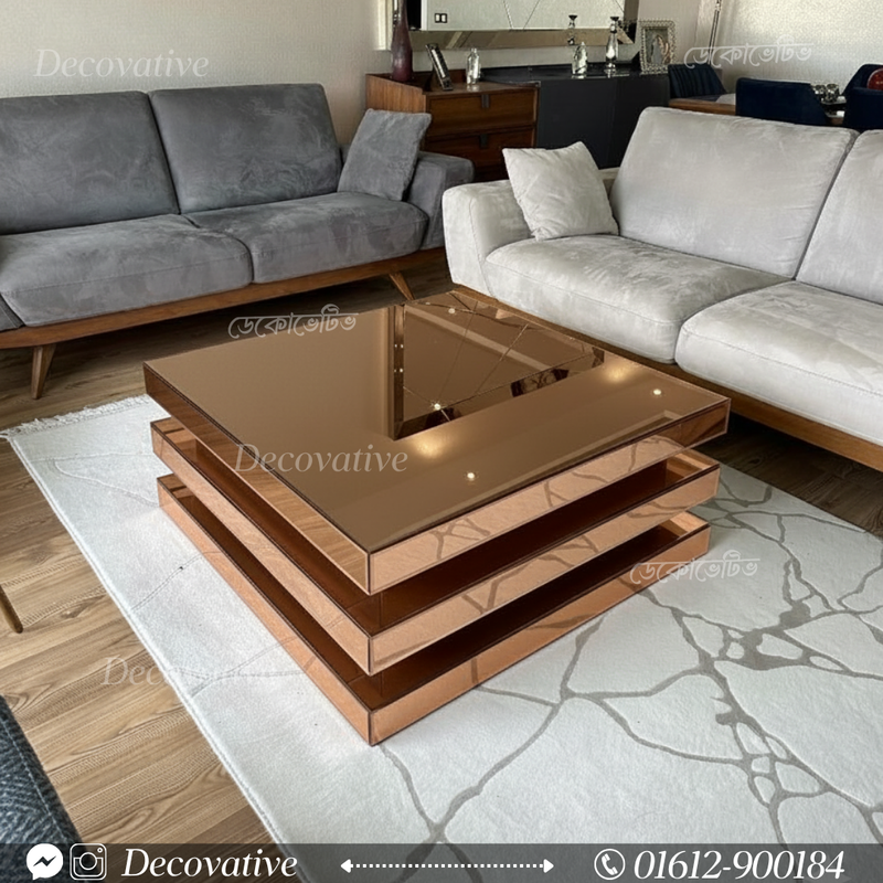 Mirror Center Table