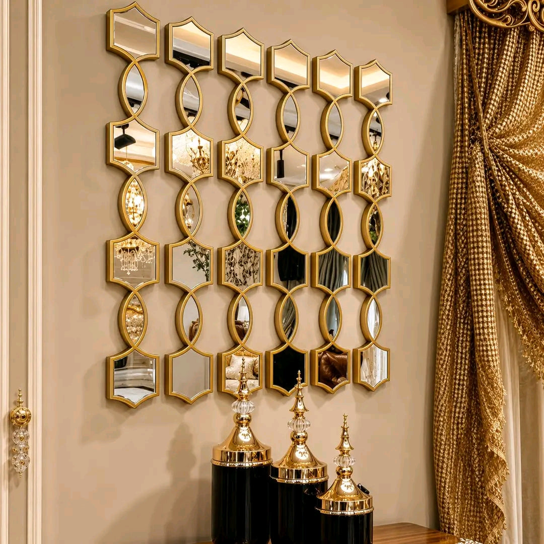 Hexagon Chain Mirror