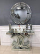 Console table with mirror