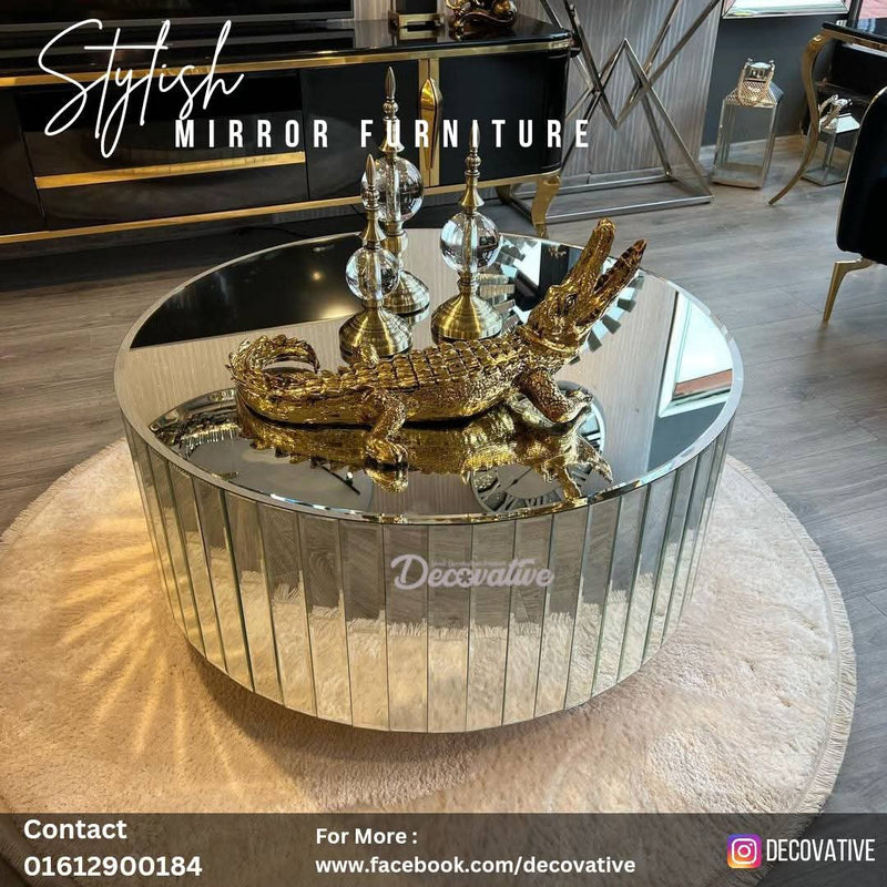 Mirror Center Table