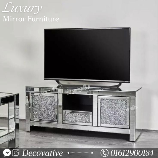 Sparkle Mirror TV Cabinet