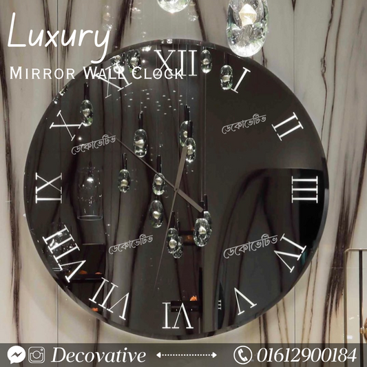 Mirror Wall Clock
