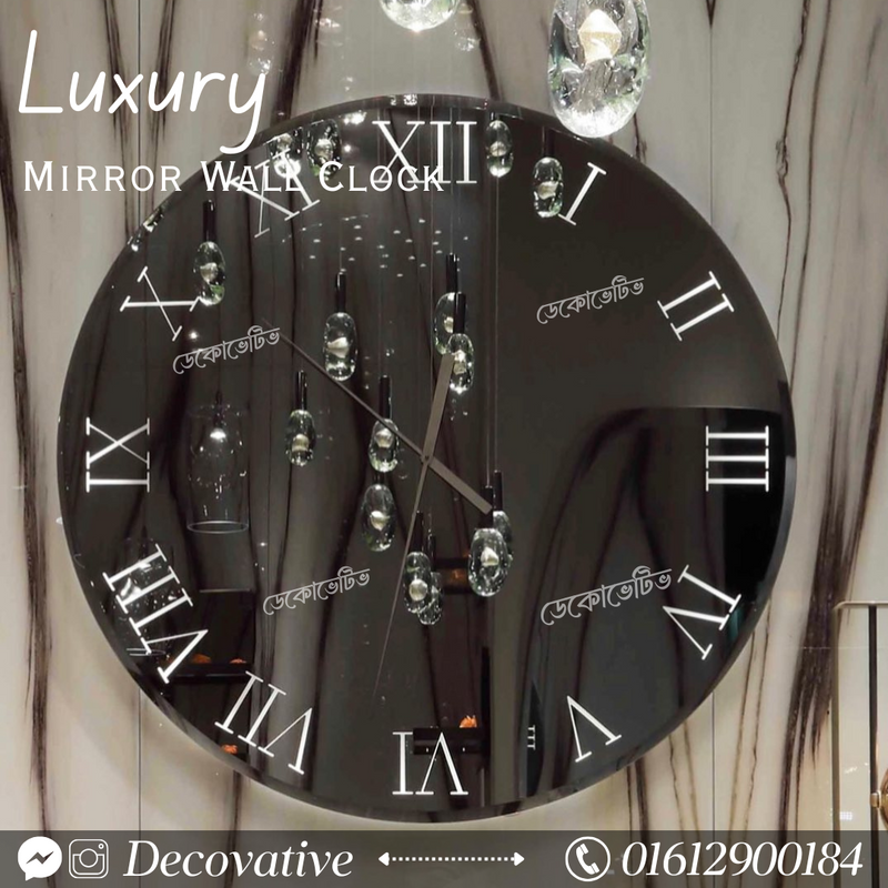 Mirror Wall Clock