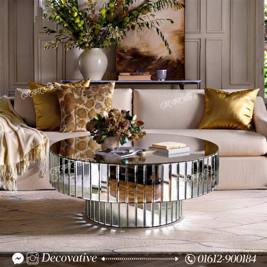 Modern Mirror Center Table