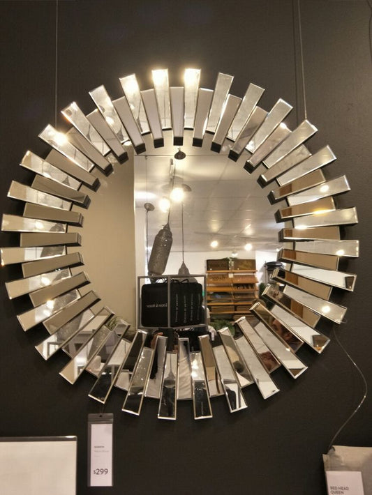 Decorative 3D Round Mirror