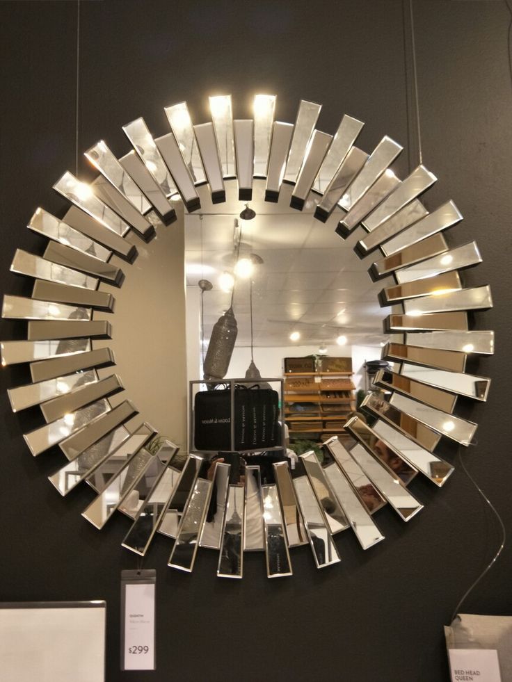 Decorative 3D Round Mirror