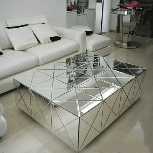 Mirrored center table