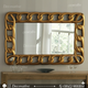 Chain Design Frame Mirror
