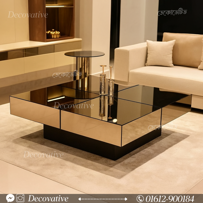 Mirror Center Table