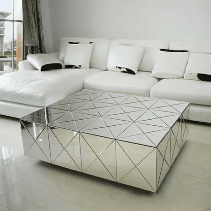 Mirrored center table