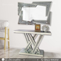 Console table with mirror