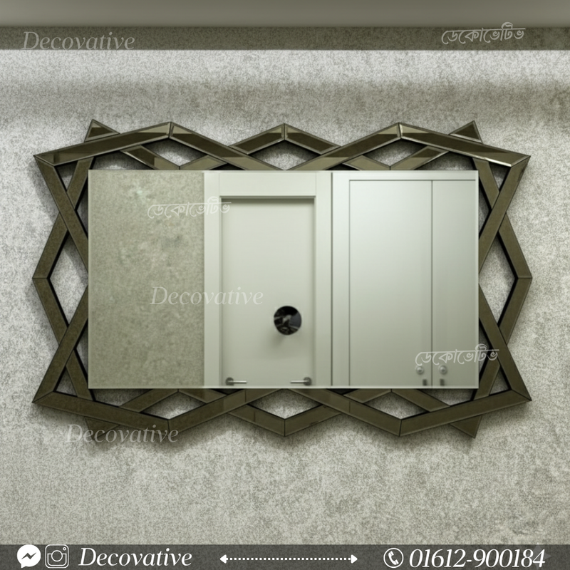 Decorative Naksha Border Mirror