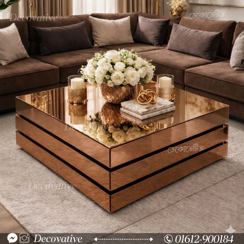 Mirror Center Table